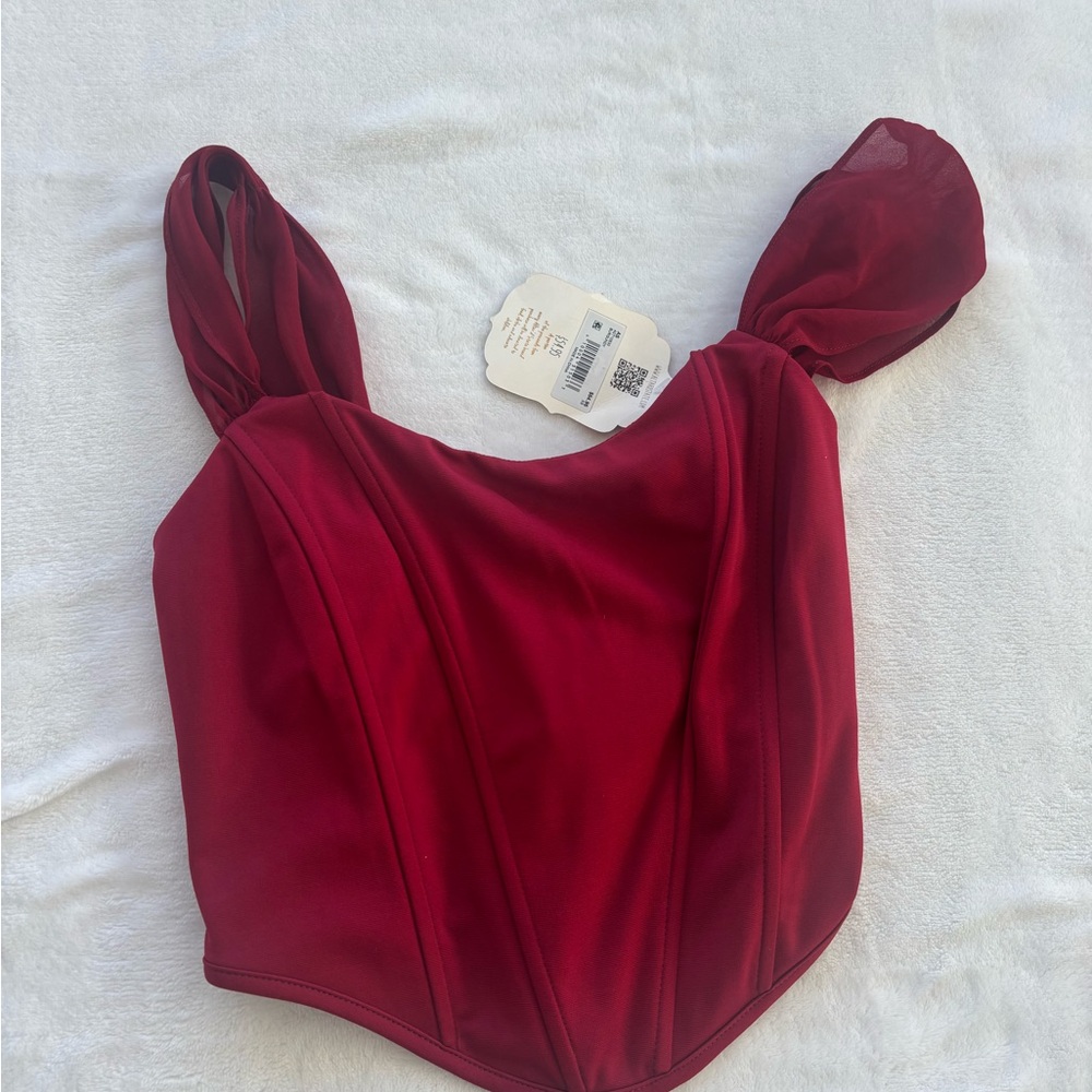 Altar'd State Deep Red Blouse